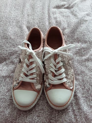 Ladies sequined trainers - ladies,