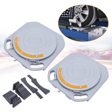 NEW 2x Wheel Car Truck Front End Wheel Alignment Turntable Turn Plates Tool Kit