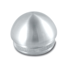 End Cap Round 42.4mm AISI 304 or 316 Stainless Steel Handrail Balustrade Comp...