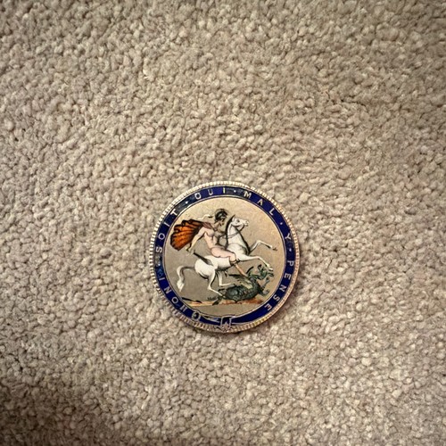 George crown coin broken - iv,