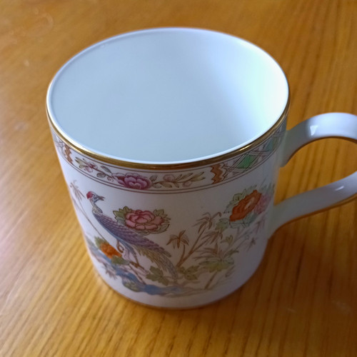 Wedgwood kutani crane bone - kutani,