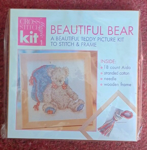 Teddy bear cross stitch - stitch, 18
