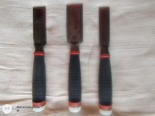 3 Hultafors Heavy-Duty Chisels  25, 32 & 38mm with holsters