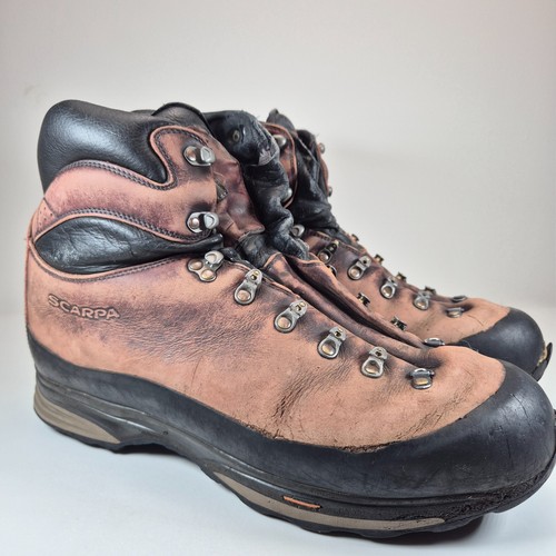 Scarpa leather hiking boots - sl,