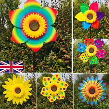 Sunflower Patio Lawn Pinwheel Wind Spinner Garden Windmill Garden Yard Party