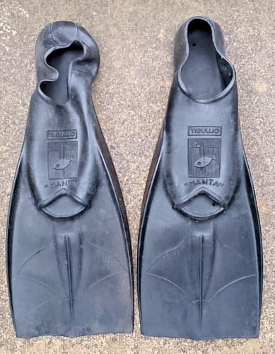 Swim fins flippers black - swim, uk