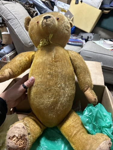 Vintage old bear with moving - bear,