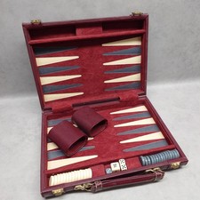 Vintage Faux Burgundy Leather