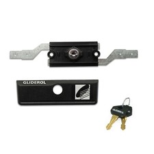 GLIDEROL Garage Roller Door Lock Handle with 2 Keys - Glider Roll New Version 5"