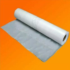 Heavy Duty Clear Polythene Sheeting Extra Thick Plastic Film Garden DPM Roll 3M