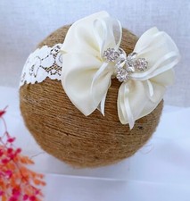 Ivory Christening Headband