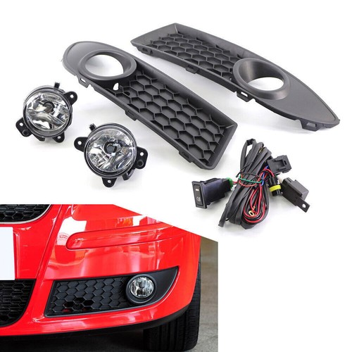 Front bumper mesh grille fog - mesh,