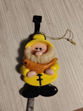 Bronson Christmas Ornament Fisherman Yellow Jacket 