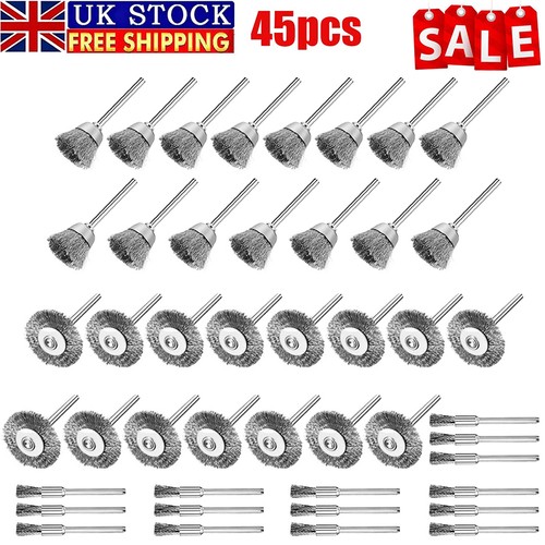 45x wire brush wheel mix - wire,