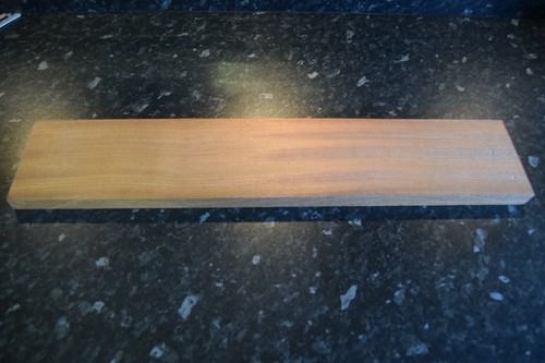 Quarter sawn mahogany planks