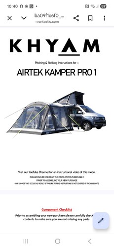 Khyam airtek kamper - khyam, 1
