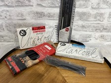 Vintage art materials charcoal