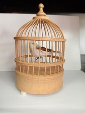 Singing Bird In Bamboo Cage