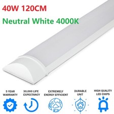 4FT LED Batten Light 4000K