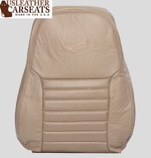 1999-2004 Ford Mustang GT V8 Driver Side Lean Back Leather Seat Cover Tan
