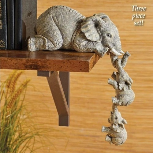 3pcs cute elephant family - cute,