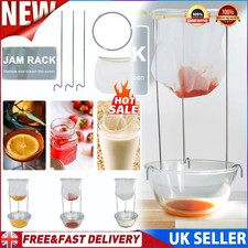 Household Jam Strainer Sieve Stand Kit Reusable Strainer Holder for Home Kitchen