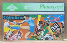 BT Phonecard Soccer Cup Finals Theme Vintage Collectible Phone Card Goal Penelty