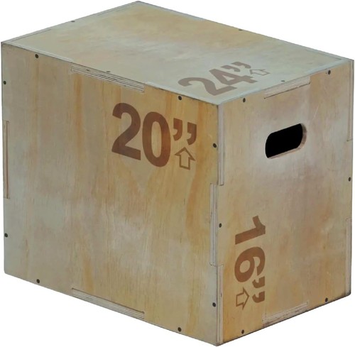 Wooden plyometric jump box - wooden,