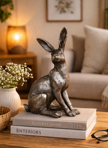 Antique silver effect - effect, hare