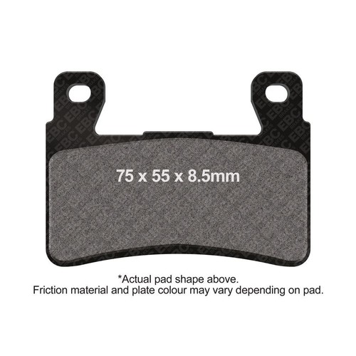 Ebc double brake - double, pad