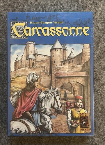 Vintage carcassonne board - carcassonne,