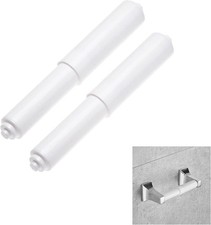 2 Pack White Plastic Toilet