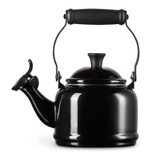 Le Creuset Demi Kettle, Enamelled Steel, Suitable for All Hob, Black Onyx-Boxed-