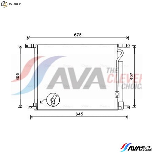 Condenser air conditioning - condenser,