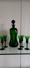 Jacob E.Bang Kluk Carafe - Holmegaard and 5 Liquor Glasses