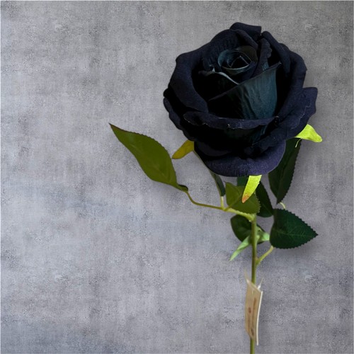 Realistic single velvet rose - realistic,