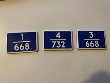 Original London Underground Tube Station Enamel Signs inc P&P Level Markers