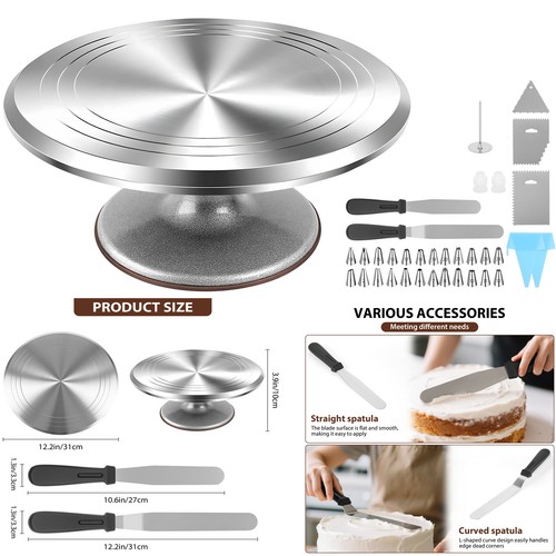 Cake turntable rotating - turntable,