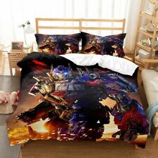 Transformers Bedding Set Duvet Cover Pillowcase Single Double 135*200 E1-