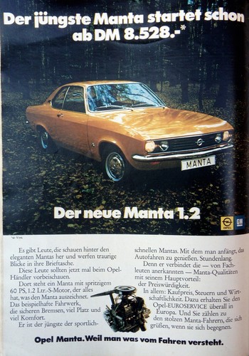 Opel manta original - manta, a,,