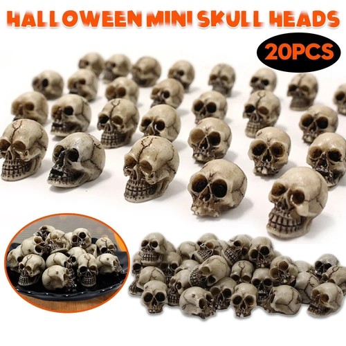 20pcs mini skulls decor - mini,