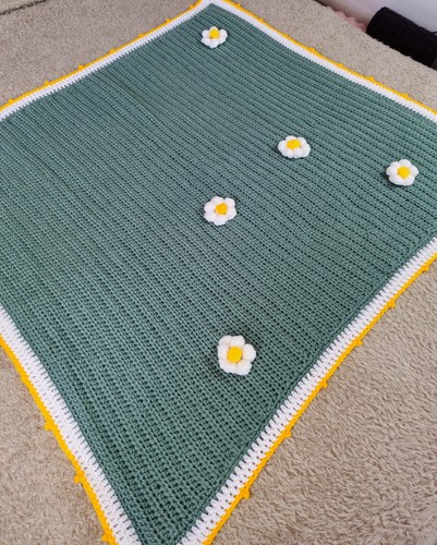 Handmade crochet blanket - handmade,