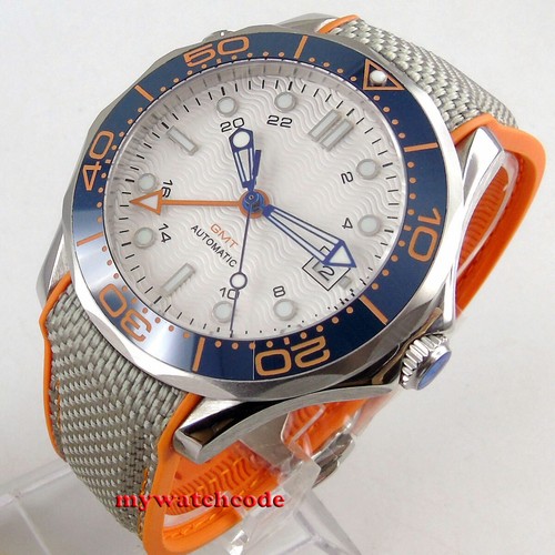 41mm sterile white - , gmt