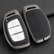 Leather Key Fob Case Cover For