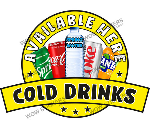 Cold drinks available - cold,