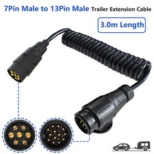 7 pin to 13 pin Trailer Curly