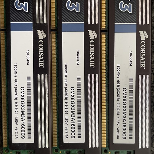 Corsair xms3 6gb - 6gb, ddr3