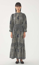 Chic Antik Batik Taya Cotton Voile Paisley Dress New Retails $355.00