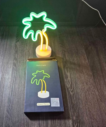 Palm tree neon - night, light