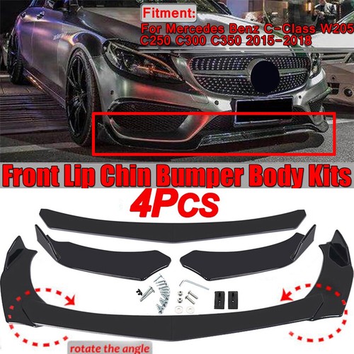 Front bumper lip spoiler - front,